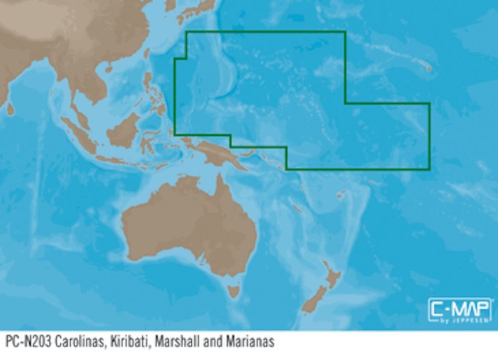 C-MAP PC-Y203 : Carolinas  Kiribati  Marshall  Marianas
