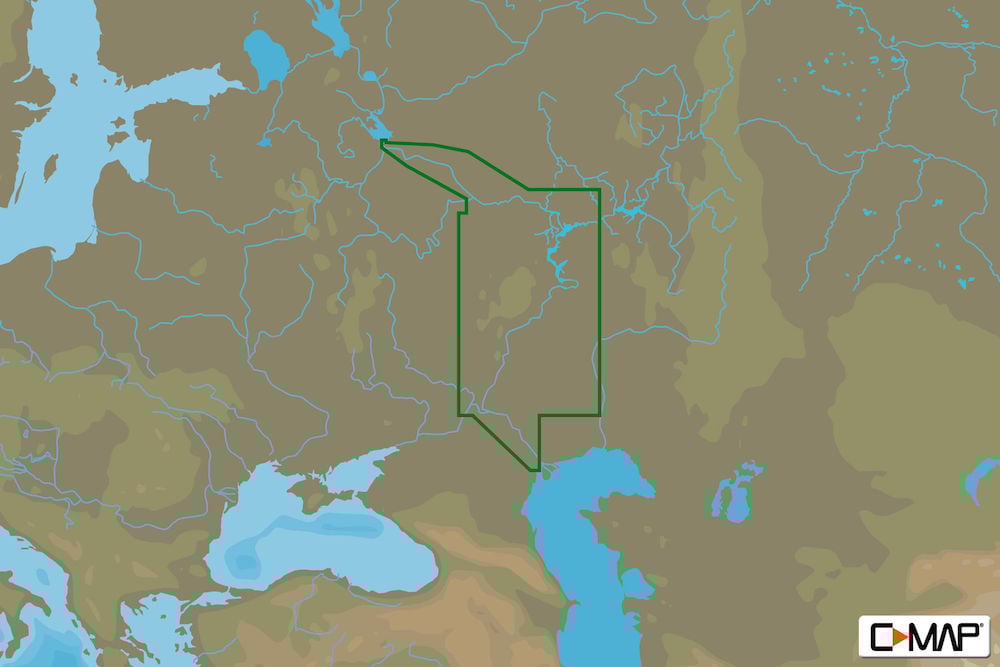 C-MAP RS-N210 : Volga: Cheboksary - Volgograd