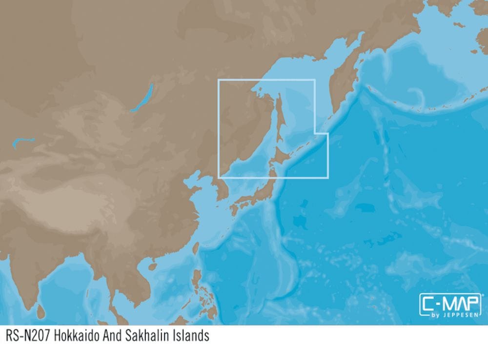 C-MAP RS-Y207 : Hokkaido og Sakhalin-øyene