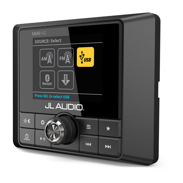 JL Audio Wired Remote Controller for MediaMaster Source Unit with Full-color LCD Display