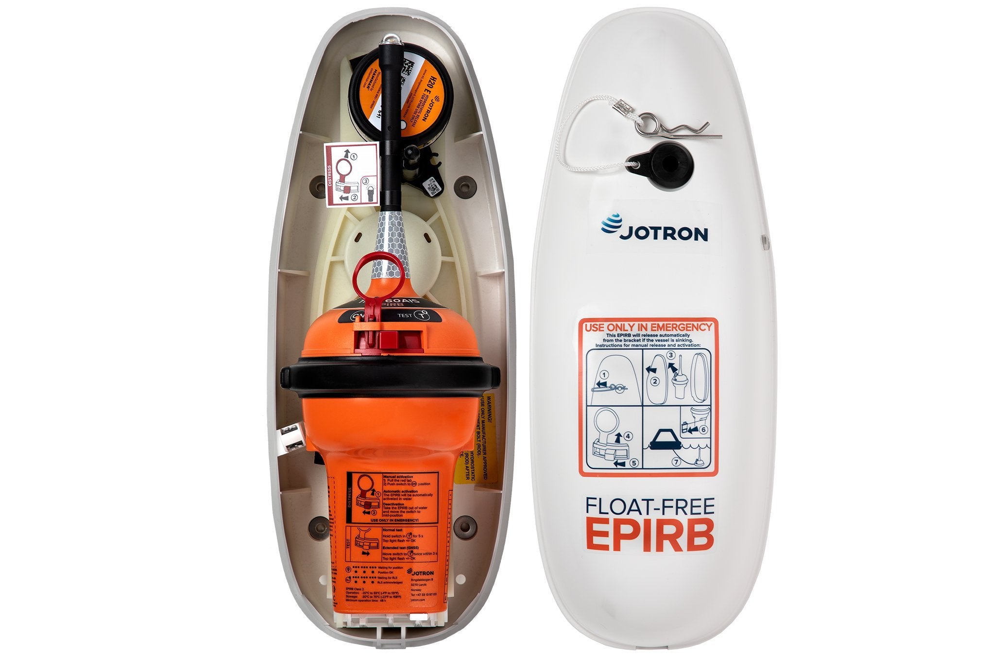 Jotron Tron 60AIS with float-free bracket