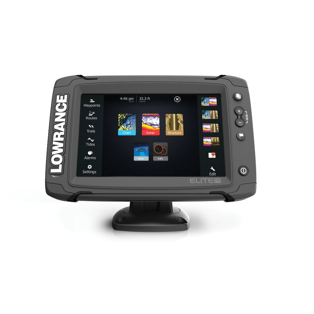 Lowrance Elite-7 Ti Mid/High/DownScan™ พร้อมบัตร Insight Pro ฟรี - รูปภาพ 2
