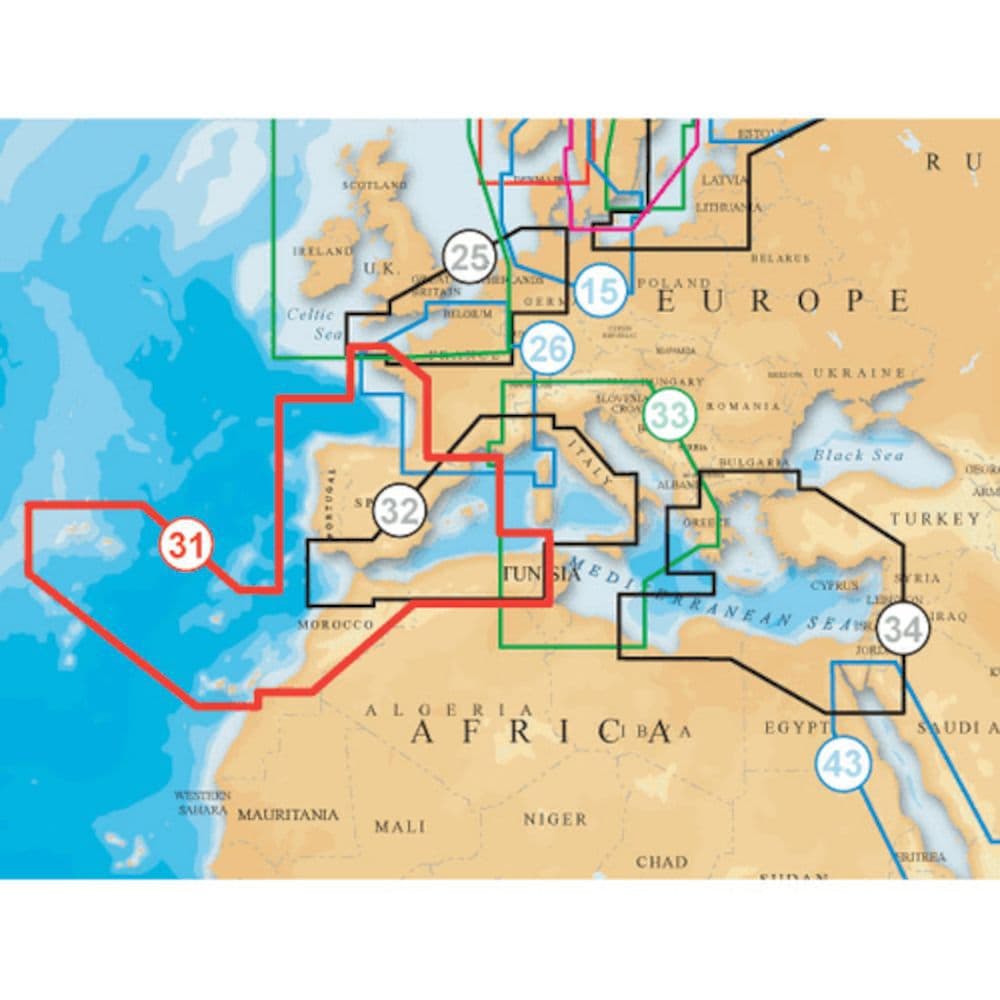 Navico NAVIONICS EU West . Iberia Platinum Cartes Marines Platinum - image 2